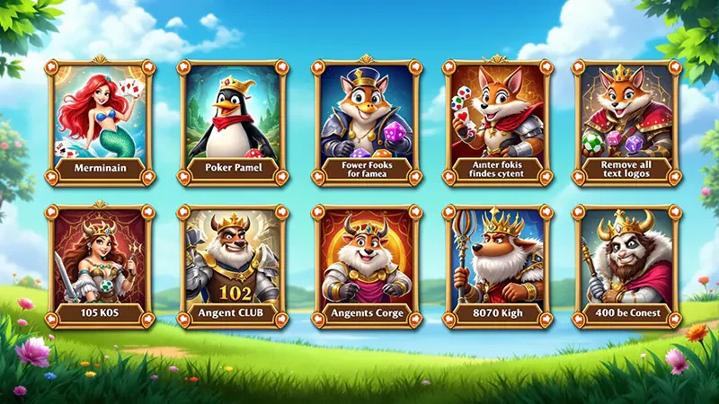 หน้าจอเกมสล็อตสีสันสดใสสำหรับเลือกเกมใน wy88